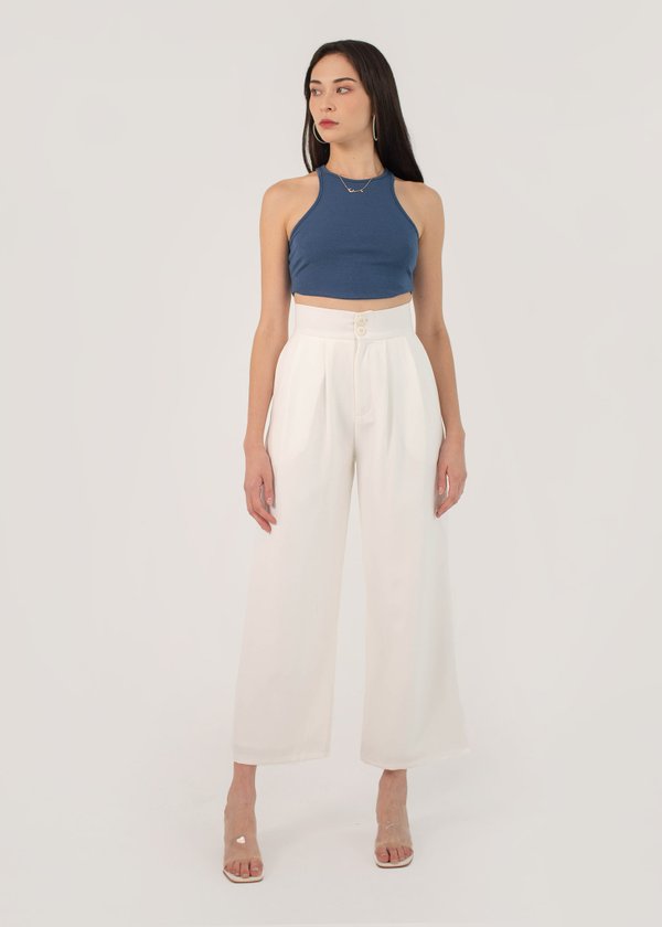 On The Go Pants in White #6stylexclusive