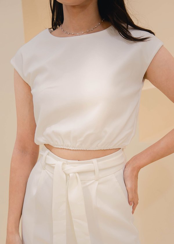 Archer Boxy Top in White #6stylexclusive