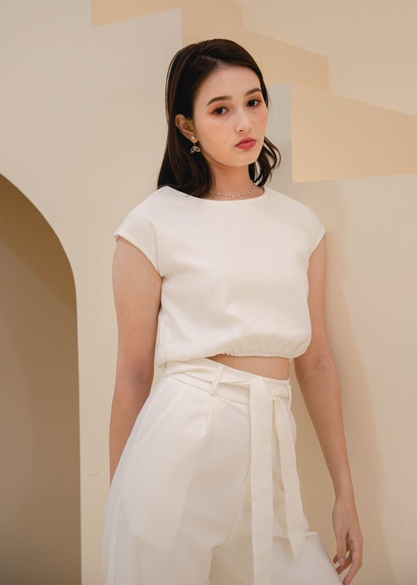 Archer Boxy Top in White #6stylexclusive