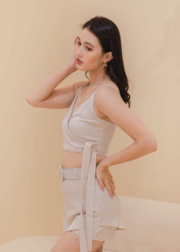 On Repeat Wrap Top in Ivory Cream #6stylexclusive 