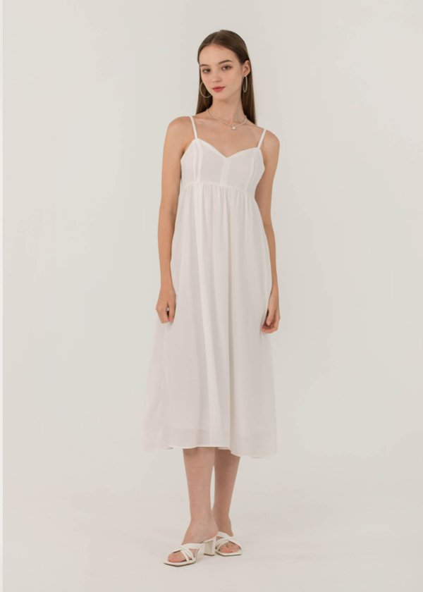 Oath of Love Corset Midi Dress in White #6stylexclusive 