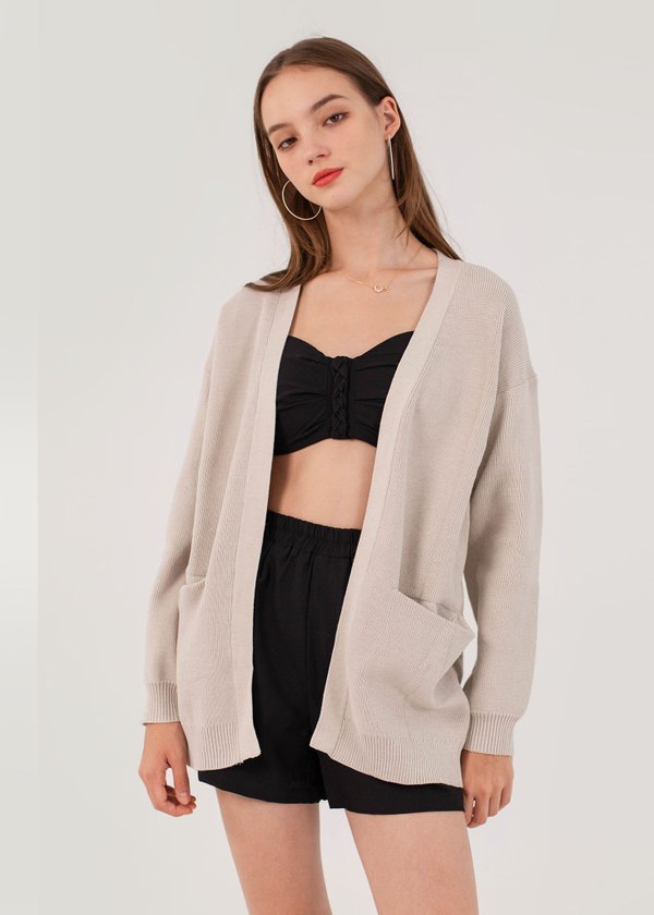 The Comfort Cardi in Chill Grey #6stylexclusive