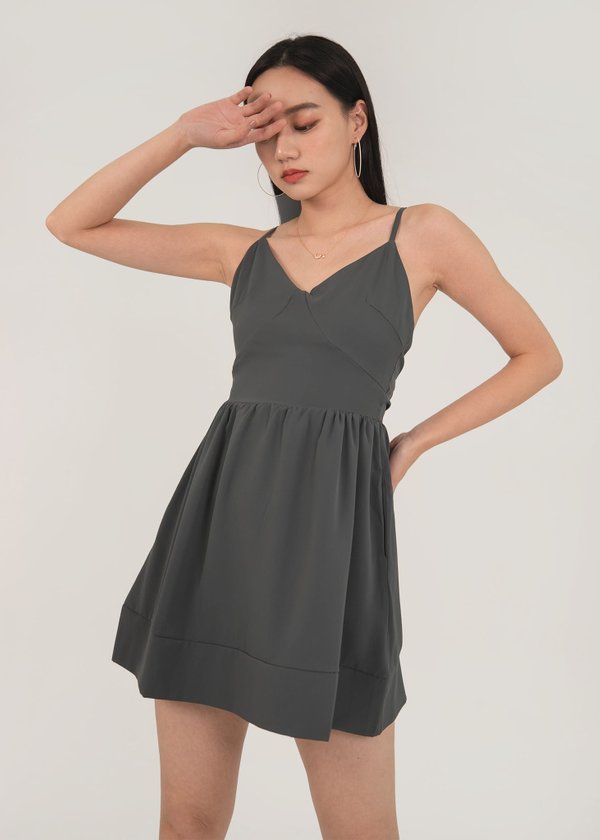 Another You Cross Back Dress in Forest Green #6stylexclusive