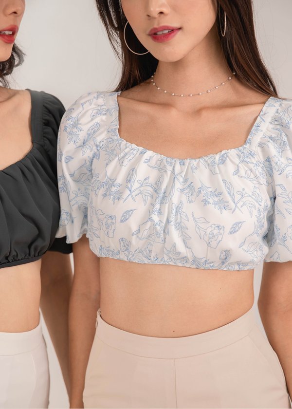 Adonis Puffy Top in Florals 
