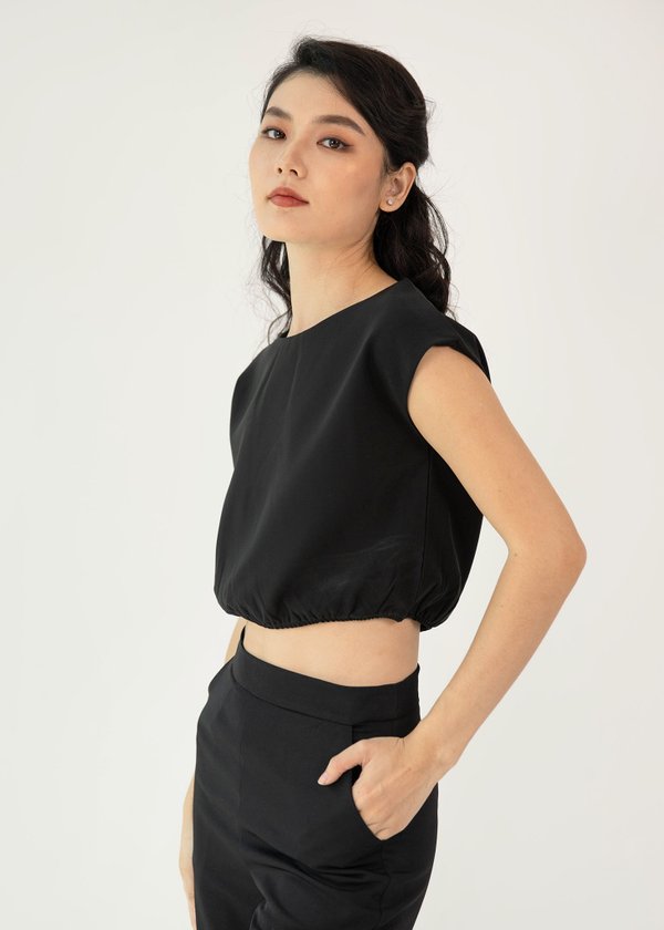 Archer Boxy Top in Black #6stylexclusive 
