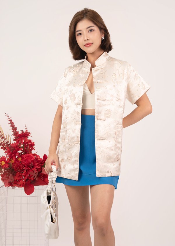 CNY The Oriental Outerwear in Cream #6stylexclusive