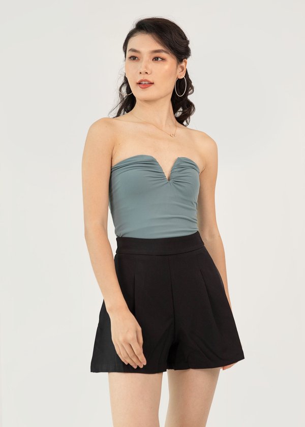 The Classic V Top in Teal #6stylexclusive 